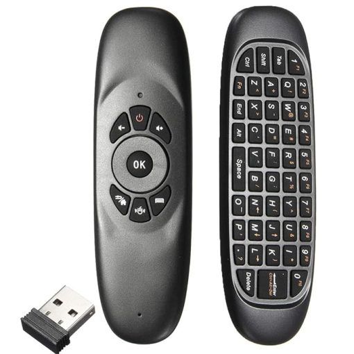 Microware W1 Air Mouse 2.4Ghz Wireless Mini Keyboard with Mouse Game Handle Android Remote Control for Smart TV, Android TV Box, PC, HTPC, IPTV, Media Player