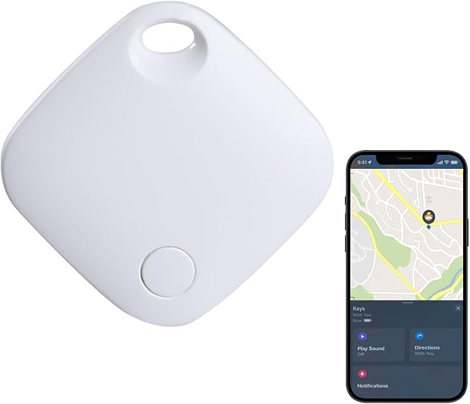 GPS Tracker Bluetooth Tracker for Luggage, Kids, Dogs, Sound Alarm & Easy to Pair