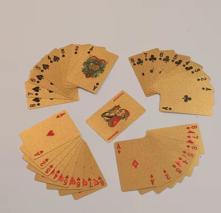 New Poker Playing Cards For Adult & Man, Party Game[Golden]