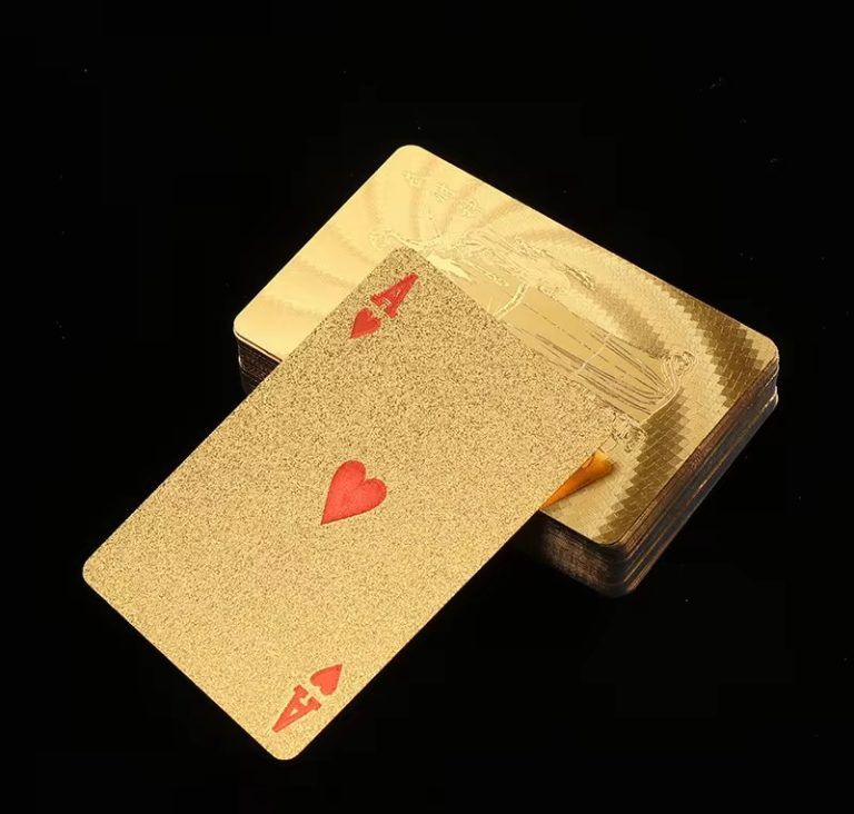 New Poker Playing Cards For Adult & Man, Party Game[Golden]