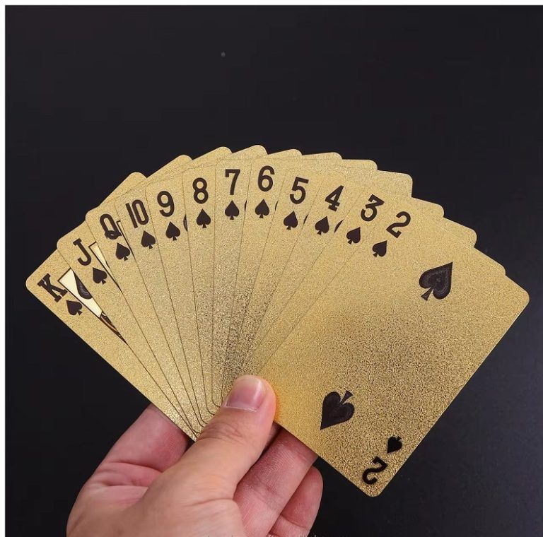New Poker Playing Cards For Adult & Man, Party Game[Golden]