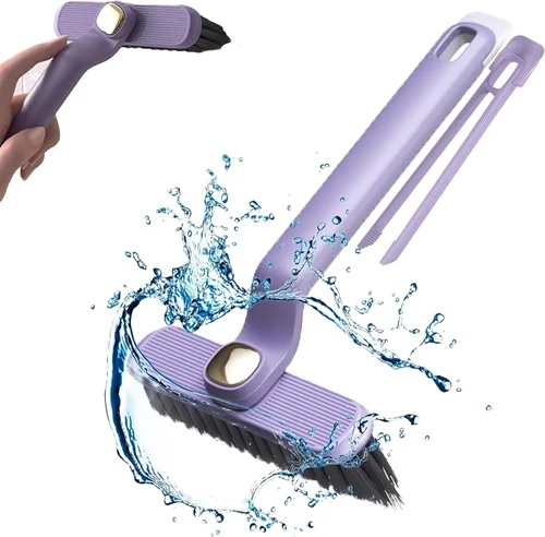 Multi-Function Rotating Crevice Cleaning Brush, 360 Degree Rotating Crevice Cleaning Brush, Hard Bristle Crevice Gap Brush, Corners Cleaning Tool for Cleaning Bathroom, Kitchens Tile Floors